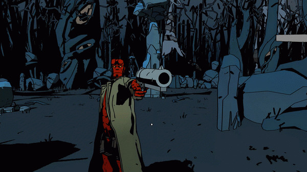 Игра Hellboy Web of Wyrd, скриншот