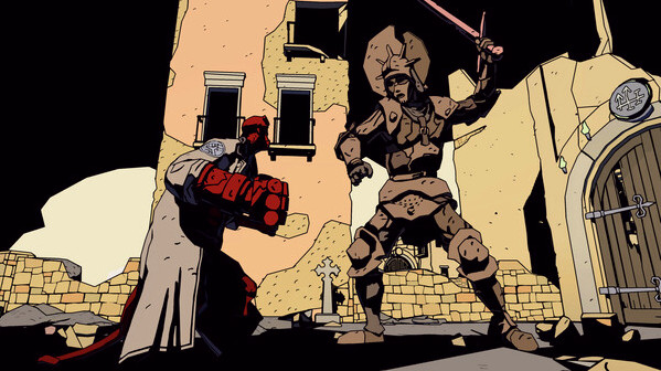 Игра Hellboy Web of Wyrd, скриншот