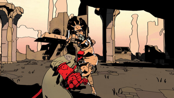 Игра Hellboy Web of Wyrd, скриншот