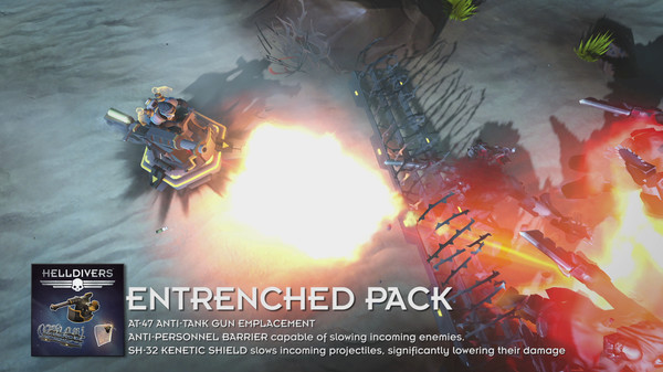 Игра HELLDIVERS - Entrenched Pack, скриншот