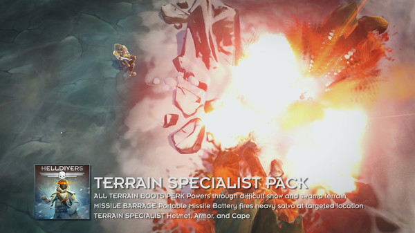 Игра HELLDIVERS - Terrain Specialist Pack, скриншот