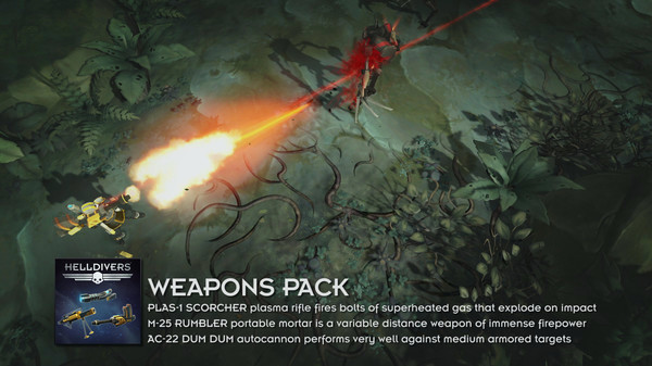 Игра HELLDIVERS - Weapons Pack, скриншот