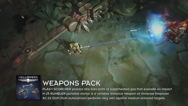 Игра HELLDIVERS - Weapons Pack, скриншот