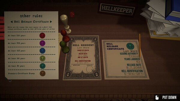 Игра Hellkeeper, скриншот