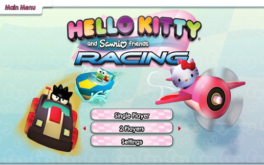 Игра Hello Kitty and Sanrio Friends Racing, скриншот
