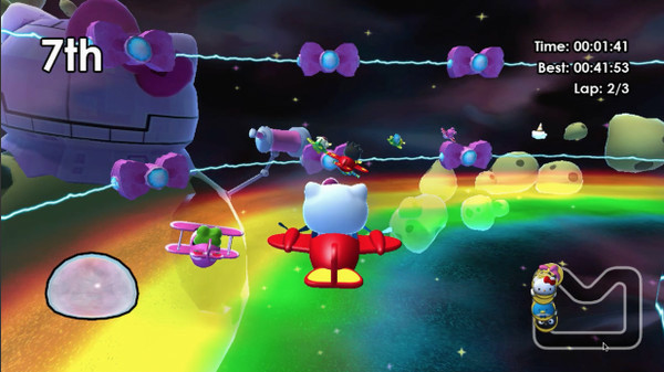 Игра Hello Kitty and Sanrio Friends Racing, скриншот