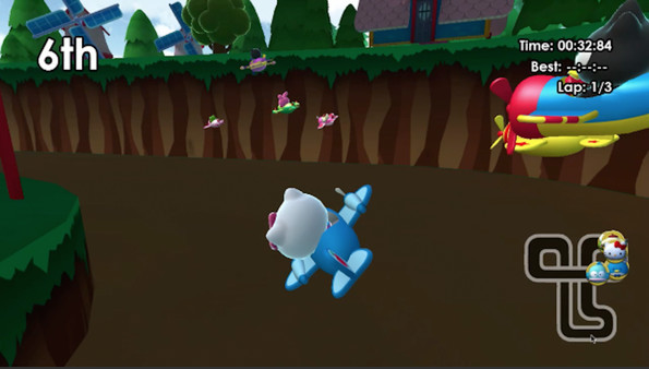 Игра Hello Kitty and Sanrio Friends Racing, скриншот