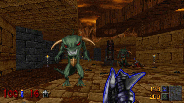 Игра Heretic + Hexen, скриншот