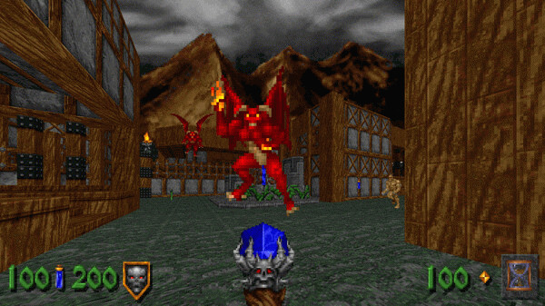 Игра Heretic + Hexen, скриншот