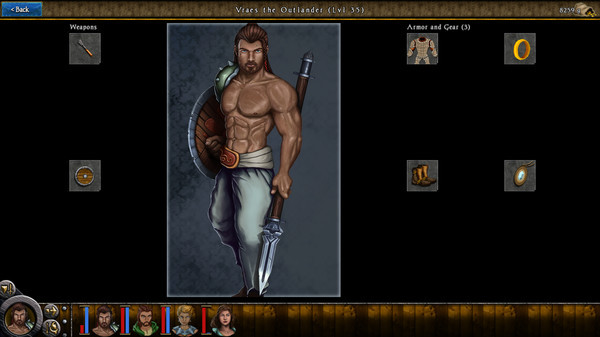 Игра Heroes of Steel RPG, скриншот