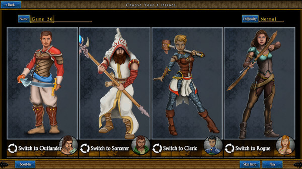 Игра Heroes of Steel RPG, скриншот