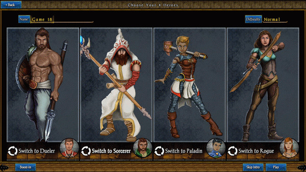 Игра Heroes of Steel RPG, скриншот