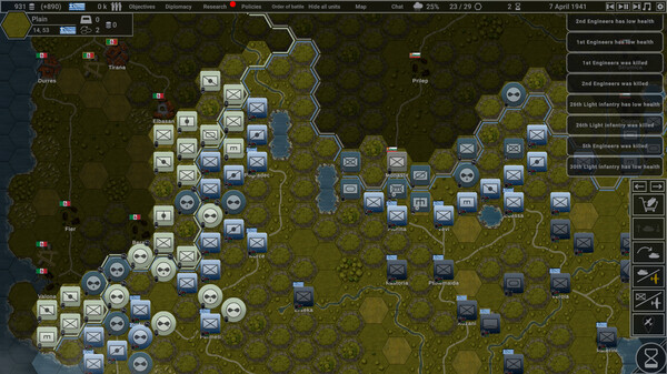 Игра Hex of Steel, скриншот