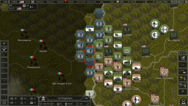 Игра Hex of Steel, скриншот
