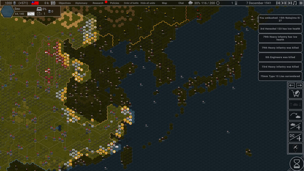 Игра Hex of Steel, скриншот