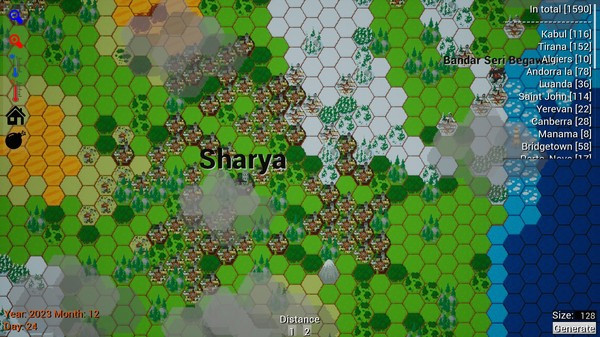 Игра Hexagon World, скриншот