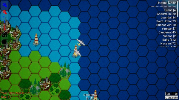 Игра Hexagon World, скриншот