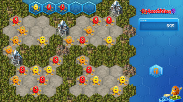 Игра HexaMon, скриншот