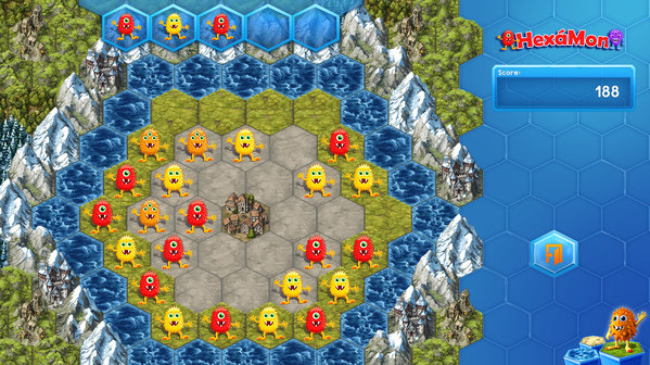 Игра HexaMon, скриншот