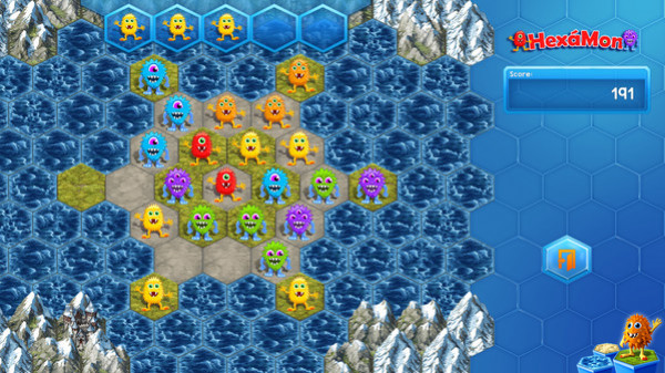 Игра HexaMon, скриншот