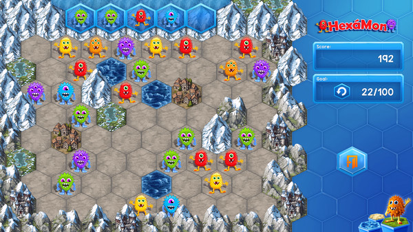 Игра HexaMon, скриншот