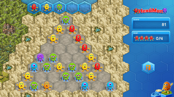Игра HexaMon, скриншот
