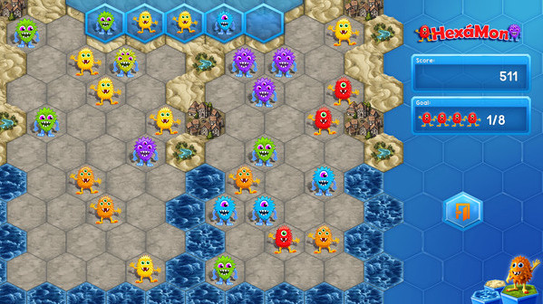 Игра HexaMon, скриншот