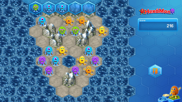 Игра HexaMon, скриншот