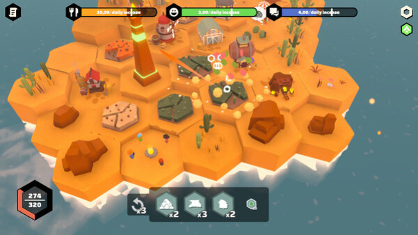 Игра HEXAROMA: Village Builder, скриншот