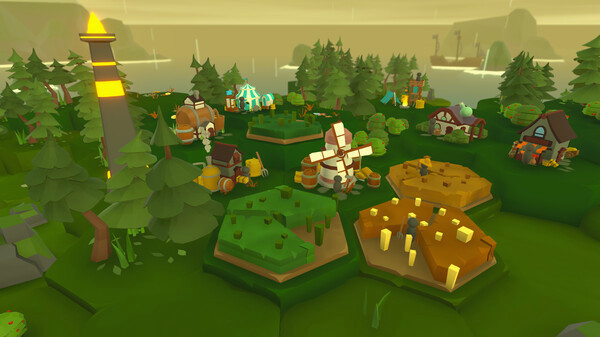 Игра HEXAROMA: Village Builder, скриншот