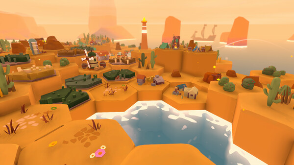 Игра HEXAROMA: Village Builder, скриншот