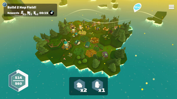 Игра HEXAROMA: Village Builder, скриншот