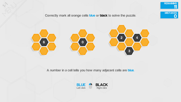 Игра Hexcells Infinite, скриншот