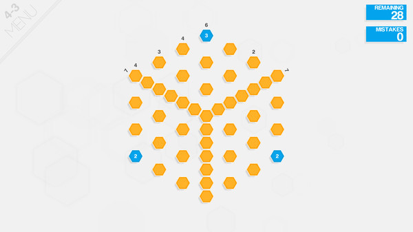 Игра Hexcells Infinite, скриншот