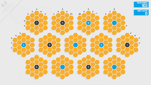 Игра Hexcells Infinite, скриншот