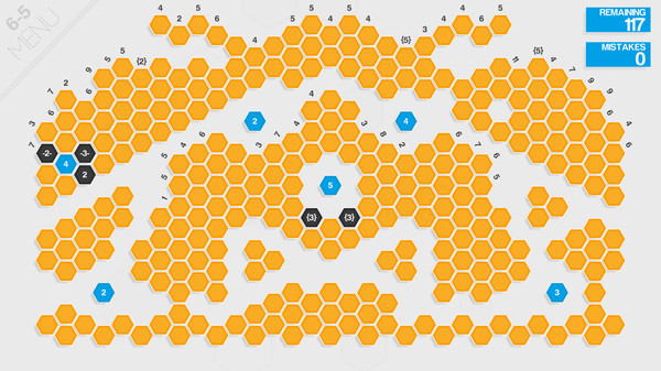 Игра Hexcells Plus, скриншот