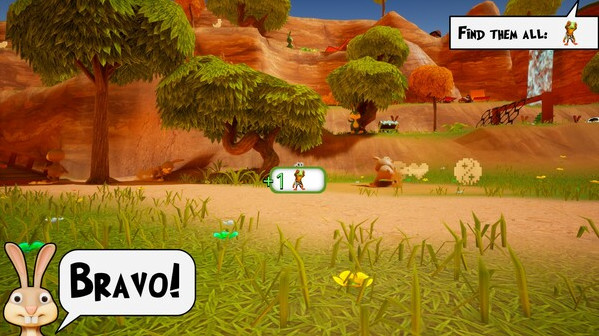 Игра Hidden Bunny, скриншот