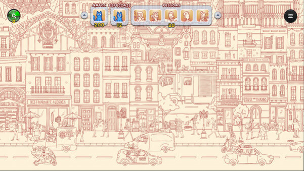 Игра Hidden Cats in Barcelona, скриншот