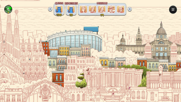 Игра Hidden Cats in Barcelona, скриншот
