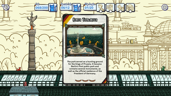 Игра Hidden Cats in Berlin, скриншот