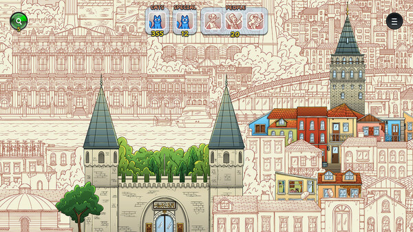 Игра Hidden Cats in Istanbul, скриншот