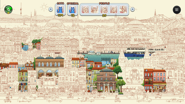 Игра Hidden Cats in Istanbul, скриншот