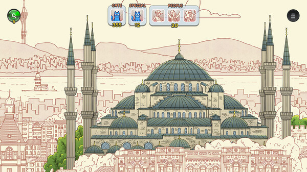 Игра Hidden Cats in Istanbul, скриншот