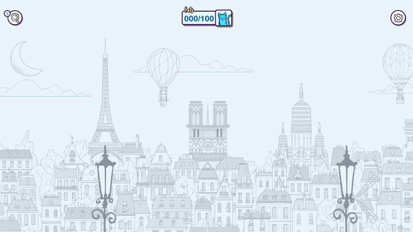 Игра Hidden Cats in Paris, скриншот