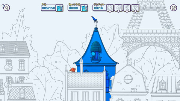 Игра Hidden Cats in Paris, скриншот