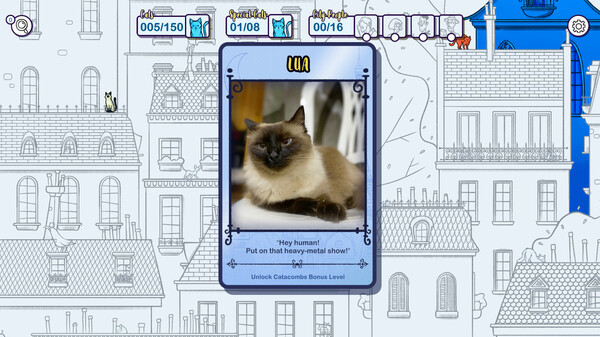 Игра Hidden Cats in Paris, скриншот