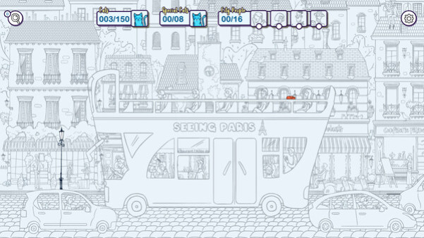 Игра Hidden Cats in Paris, скриншот