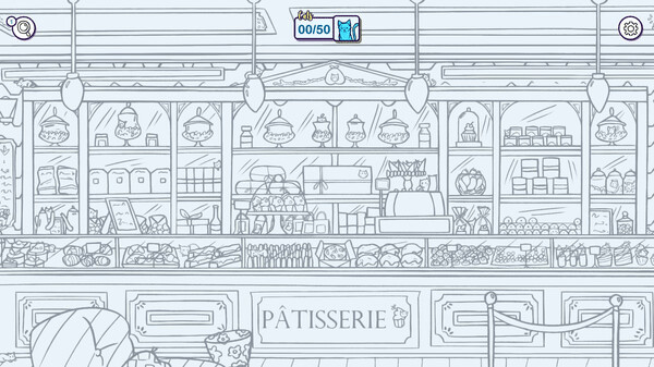 Игра Hidden Cats in Paris, скриншот