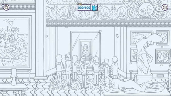 Игра Hidden Cats in Paris, скриншот