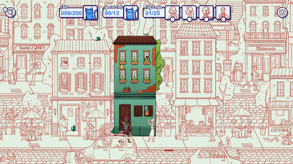 Игра Hidden Cats in Rome, скриншот